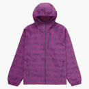 Supreme Logo Ripstop Hooded Track Jacket Purple