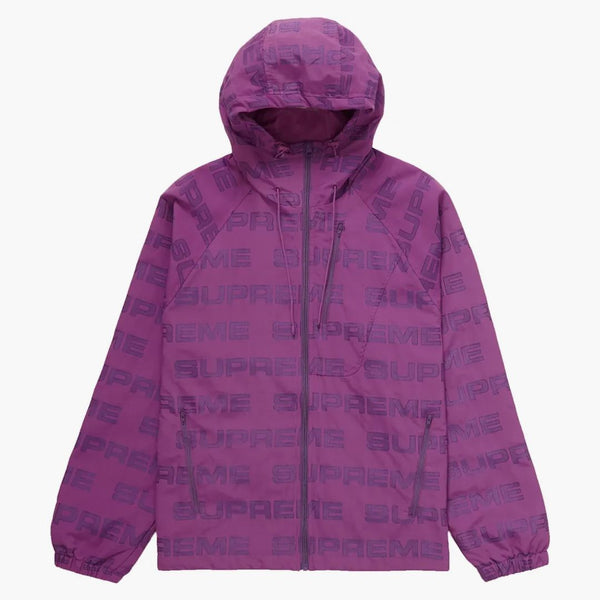 Nejvyšší logo Ripstop Hooded Track Jacket fialová