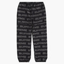 Najwyższe logo Ripstop Track Pant Black