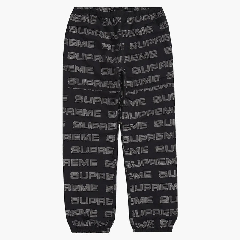 Supreme Logo Ripstop Track Pant Black