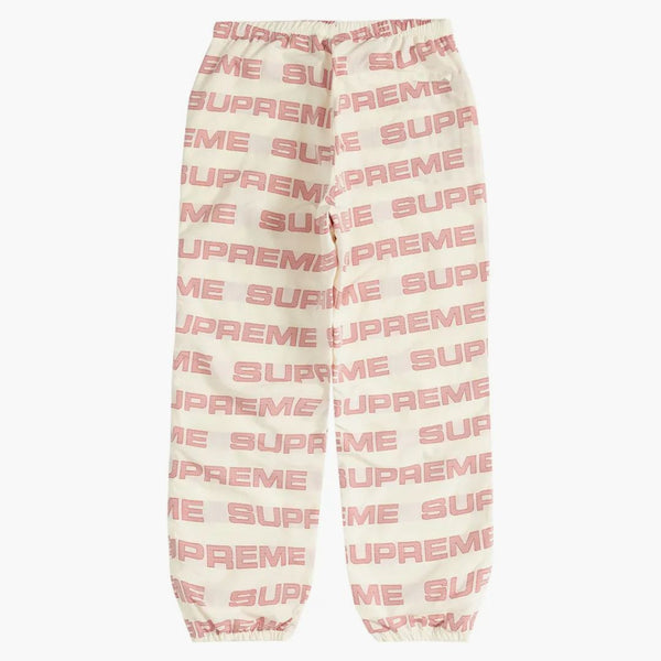 Supreme Logo Ripstop Track Pant Natural