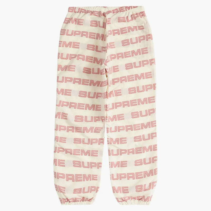 Supreme Logo Ripstop Track Pant Natural