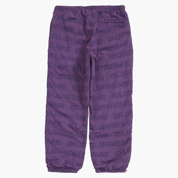 Supreme Logo Ripstop Track Pant Purple