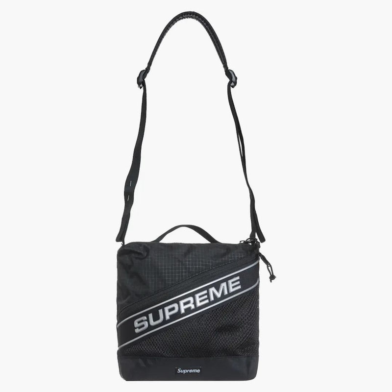 Supreme logo axelväska svart