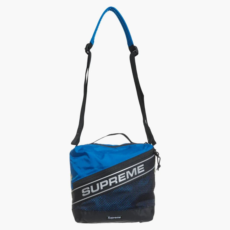 Nejvyšší logo ramenní taška modrá