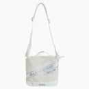 Nejvyšší logo ramenní taška bílá