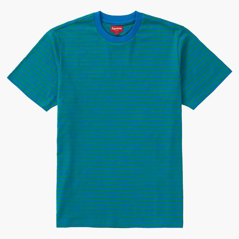 Supreme Logo Stripe S/S Top Royal