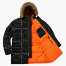 Supreme Logo Tape N-3b Parka Black