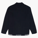 Supreme Logo Trim Zip Cardigan Black