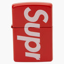 Supreme Logo Zippo Red