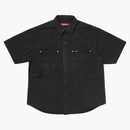 Supreme Loose Fit S/s Denim Painter Shirt (ss25) Black
