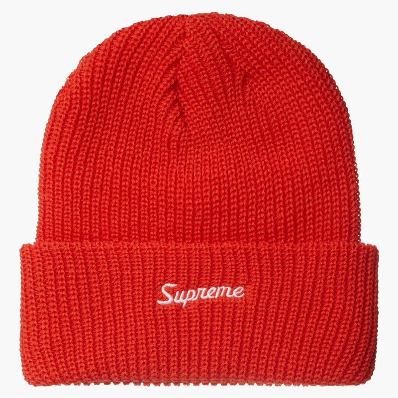 Supreme Loose Mange Beanie (FW21) czerwona
