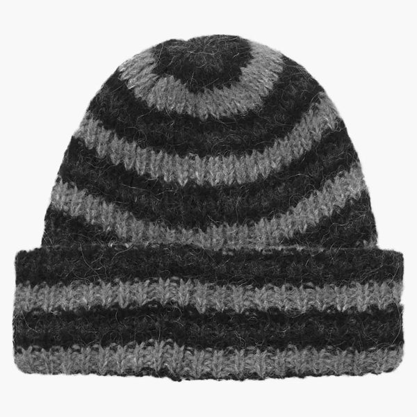 Najwyższa luźna czapka Stripe Black
