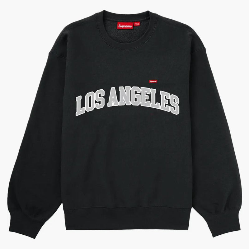 Supreme Los Angeles Shop Small Box Crewneck Black