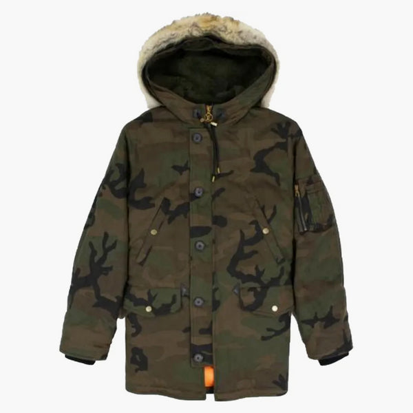 Supreme Louis Vuitton Jacquard Denim N-3b Parka Camo