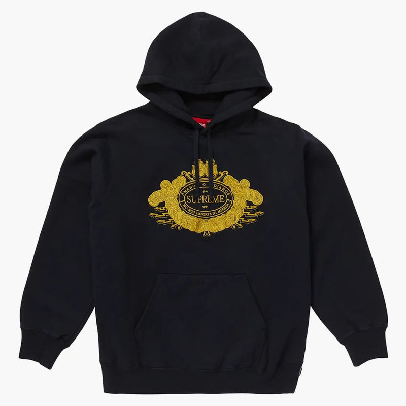 Supreme Love or Hate Hooded Sweatshirt Navy