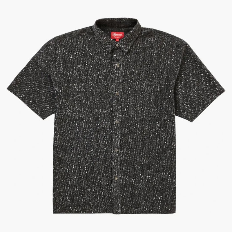 Supreme lurex s/s shirt black