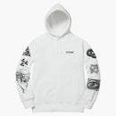 Supreme MC Escher sudadera blanca