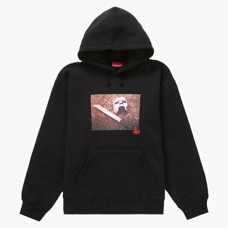 Nejvyšší mikina s kapucí MF doom černá