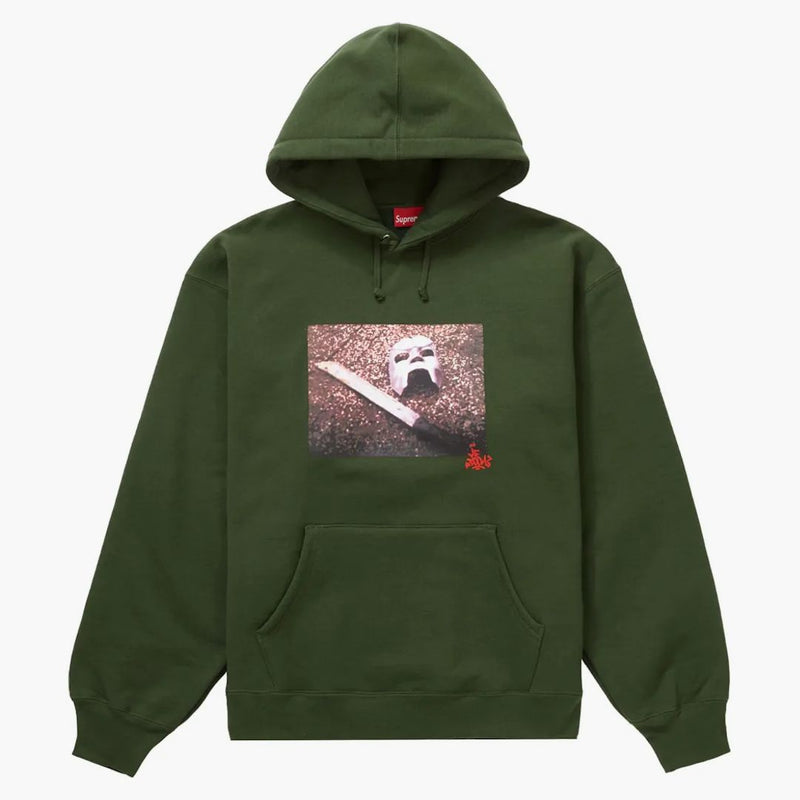 Najwyższy MF Doom z kapturem bluza ciemna oliwka