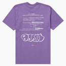 Supreme Mf Doom Tee Dusty Purple