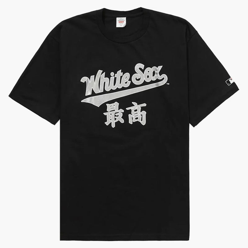 Supreme Mlb Chicago White Sox Kanji Teams Tee Black