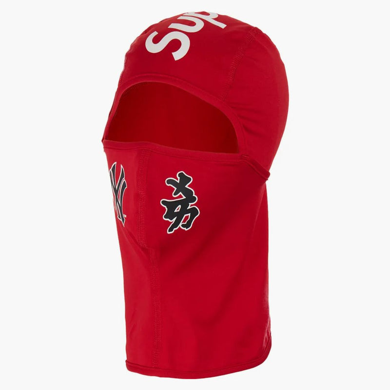 Supreme MLB Kanji Teams New York Yankees Lightweight Balaclava Red