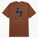 Supreme Mlb New York Mets Kanji Teams Tee Brown