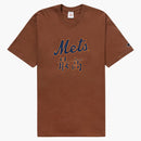Supreme Mlb New York Mets Kanji Teams Tee Brown