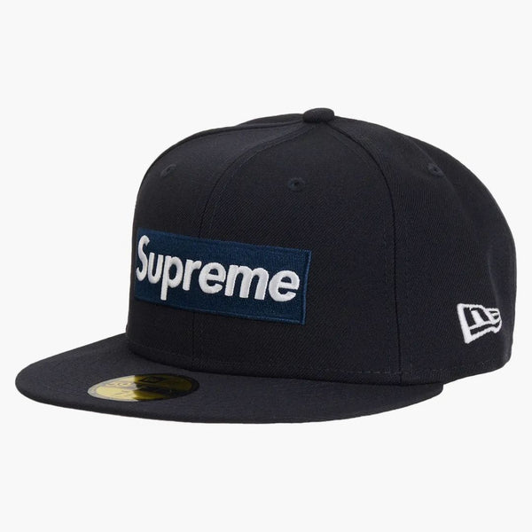 Supreme MLB Teams New York Box Logo New Era 59Fifty Cap Navy