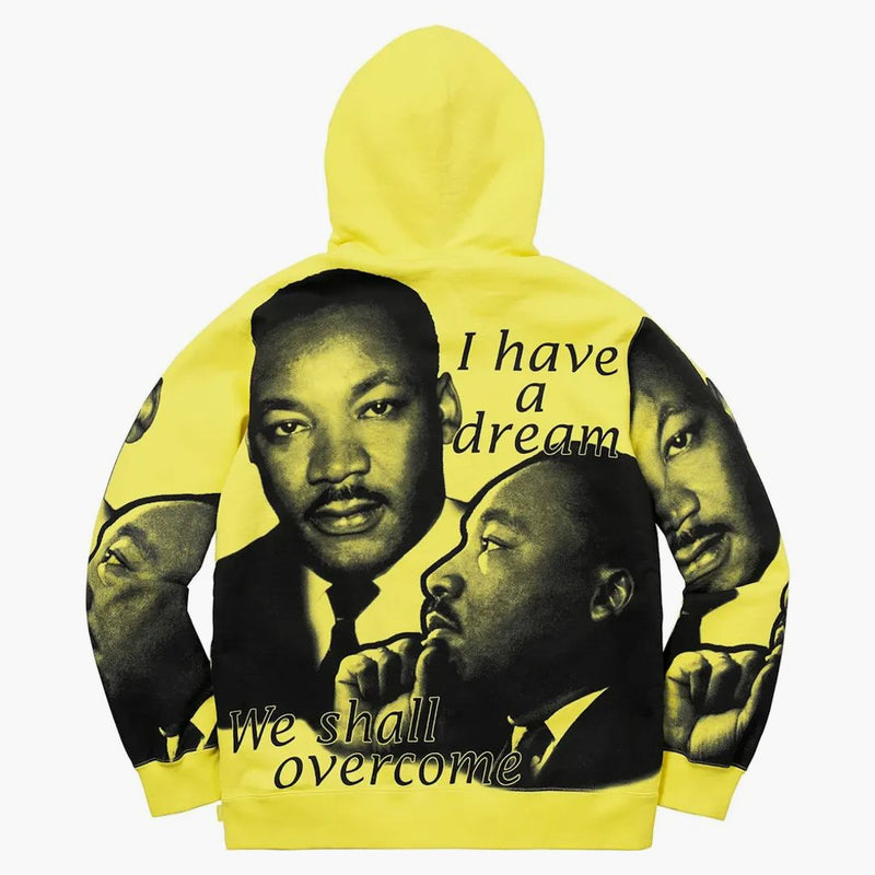 Supreme MLK Hooded Sweatshirt Lemon