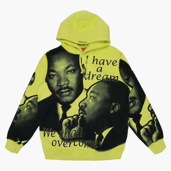 Supreme MLK Hooded Sweatshirt Lemon