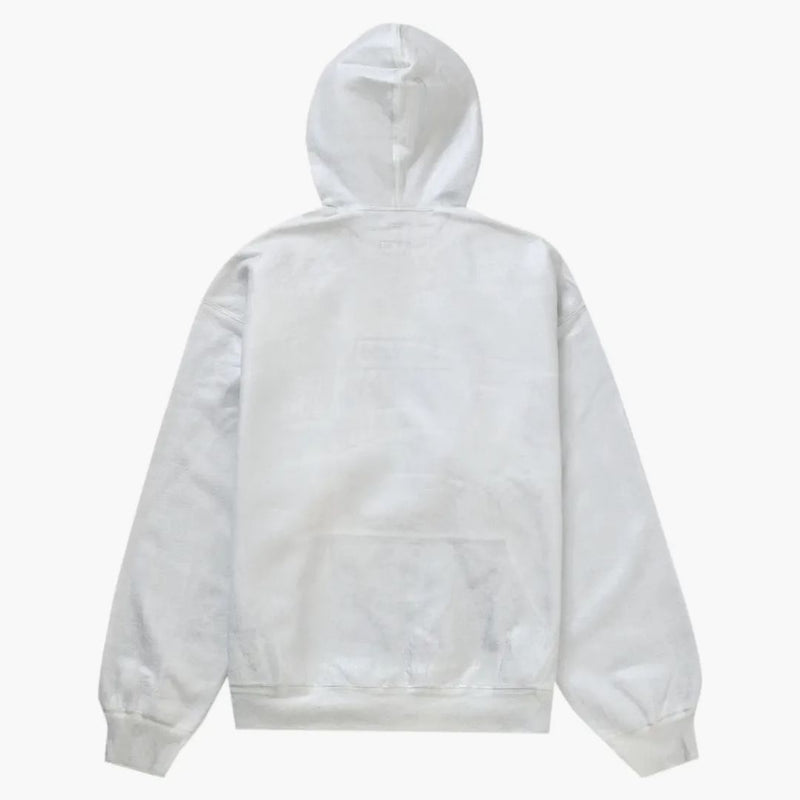 Supreme mm6 Maison Margiela Foil Box Logo Hooded Sweatshirt White