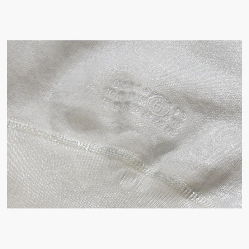Supreme mm6 Maison Margiela Foil Box Logo Hooded Sweatshirt White