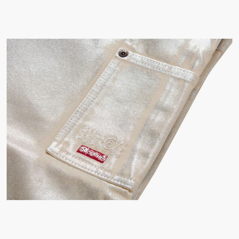 Supreme mm6 Maison Margiela Foil Double Knee Painter Pant Natural