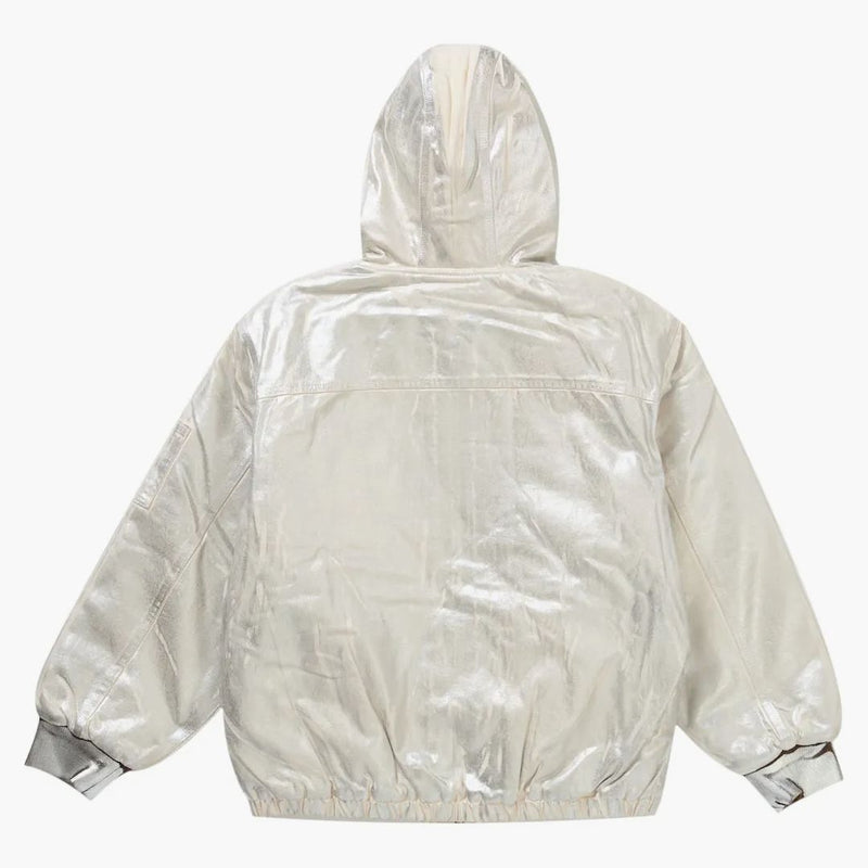 Supreme Mm6 Maison Margiela Foil Hooded Work Jacket Natural