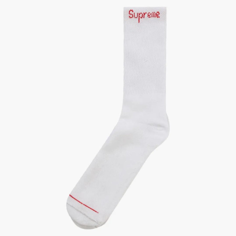 Supreme Mm6 Maison Margiela Hanes Crew Socks (1 Pack) White