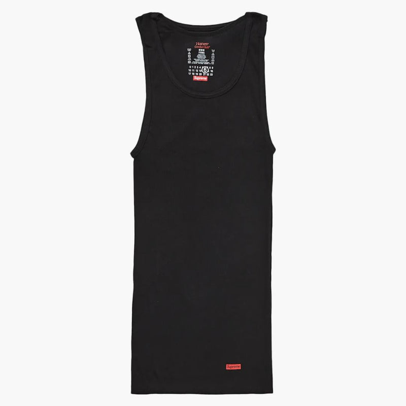 Supreme Mm6 Maison Margiela Hanes bez tanku Tank Top (2 Pack) Černý