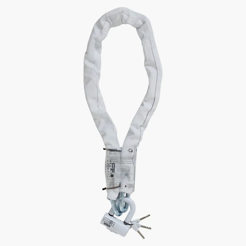 Supreme MM6 Maison Margiela Kryptonite Chain + Disc Lock White
