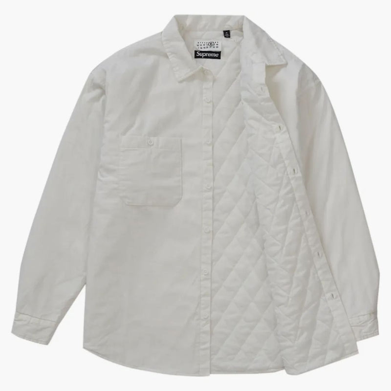 Supreme MM6 Maison Margiela Shirt imbottito bianco