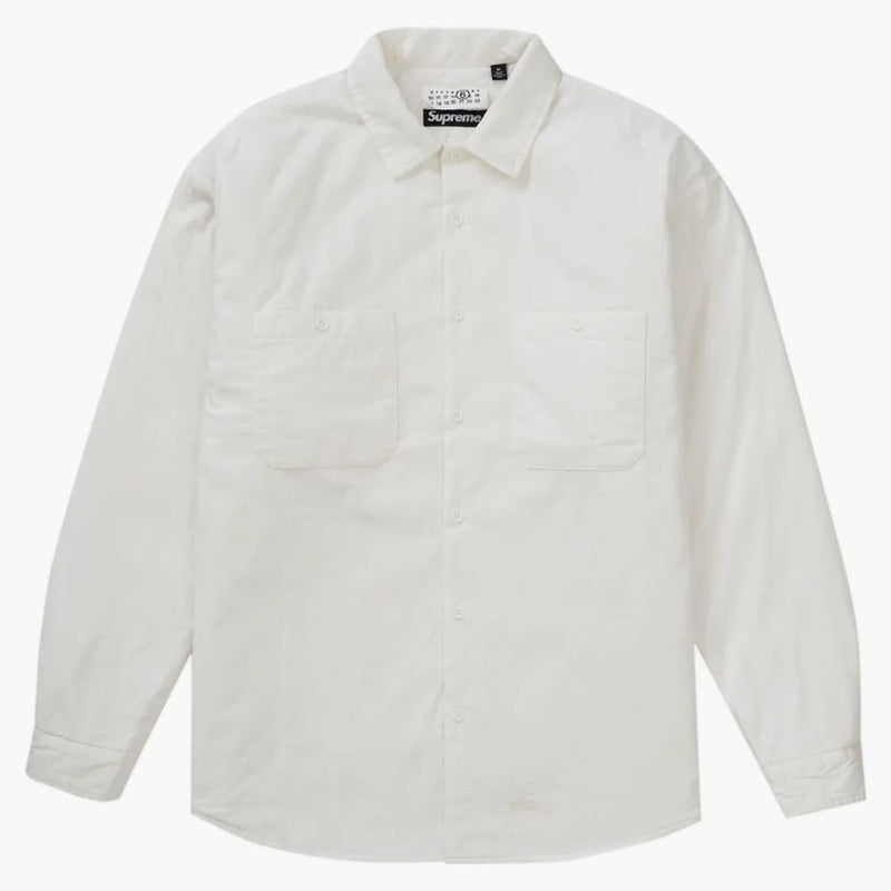 Supreme MM6 Maison Margiela Shirt imbottito bianco
