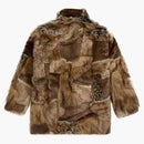 Supremo MM6 Maison Margiela Patchwork Funco per marrone cappotto