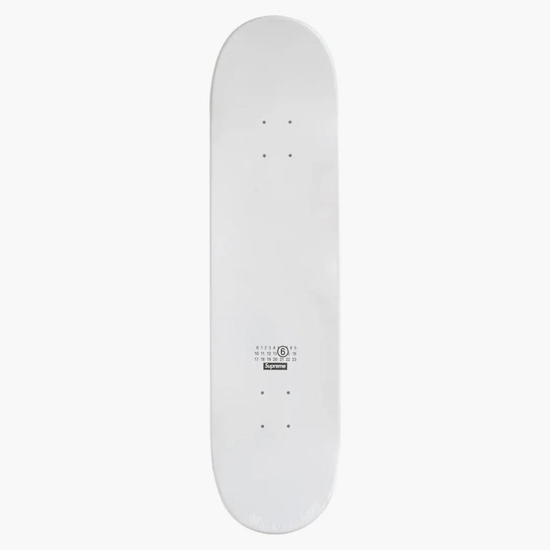 Supreme Mm6 Maison Margiela Skateboard Deck White