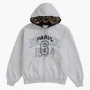 Supreme MM6 Maison Margiela Zip Up Felpa con cappuccio Ash Grey