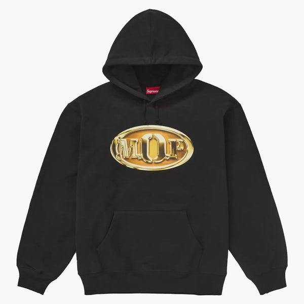 Supreme M.O.P. Mikina s kapucí černá