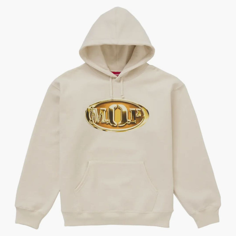 Supreme M.O.P. Mikina s kapucí přirozená
