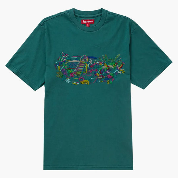Nejvyšší Machu Picchu S/S Top Teal