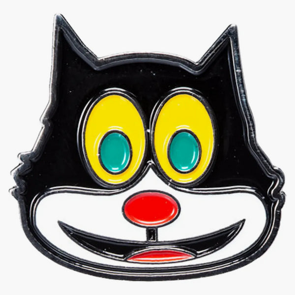 Supreme Mad Cat Pin Silver