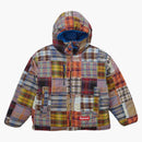Supreme Madras Reversible Windstopper Puffer Jacket Multicolor