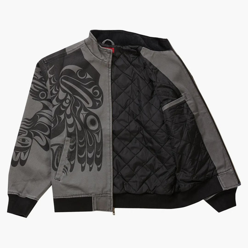 Giacca suprema makah zip grigio